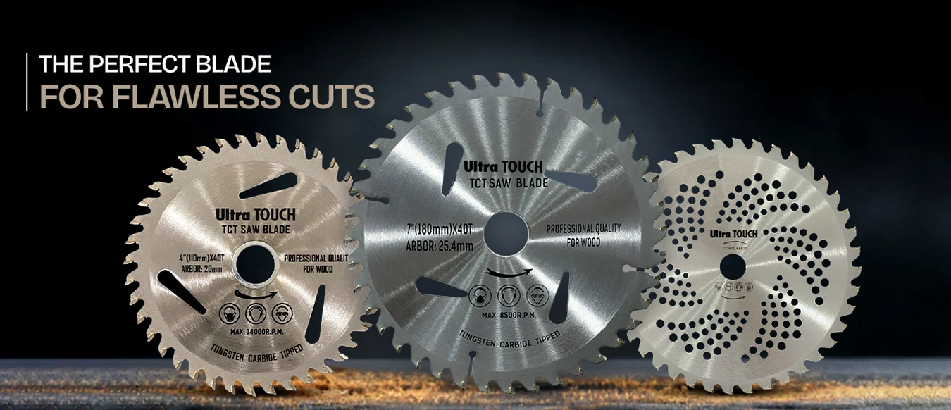 Cutting blades for precision industrial cutting applications