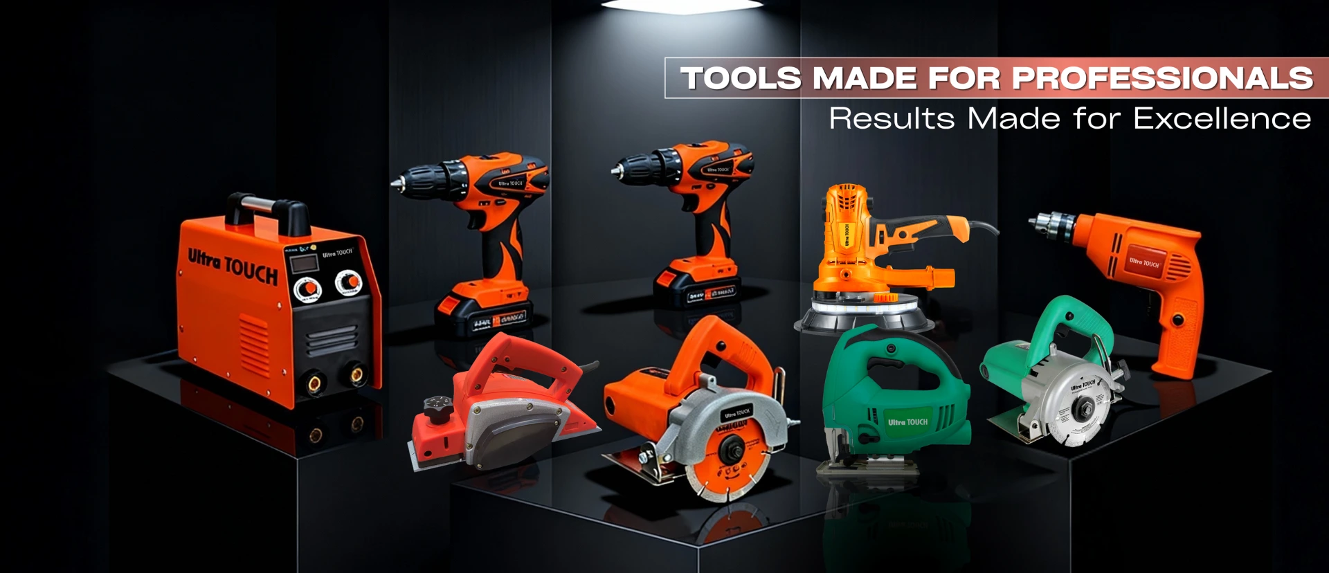 Professional power tools for industrial and workshop use