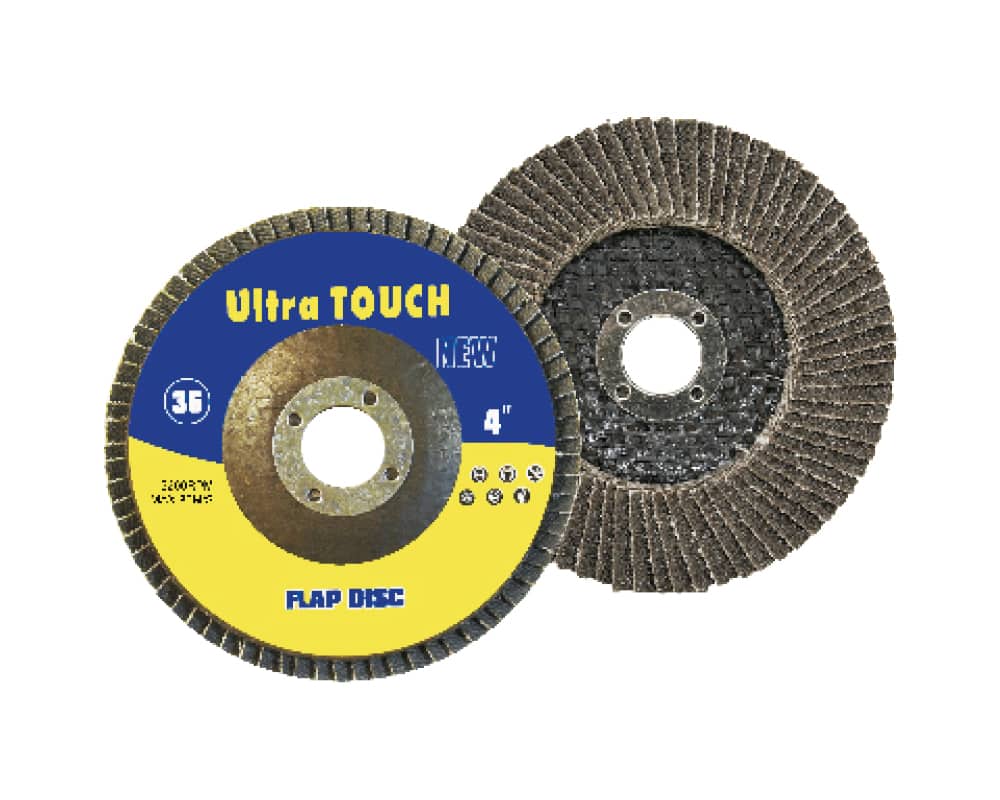 ultra touch flap wheels and fibre disks